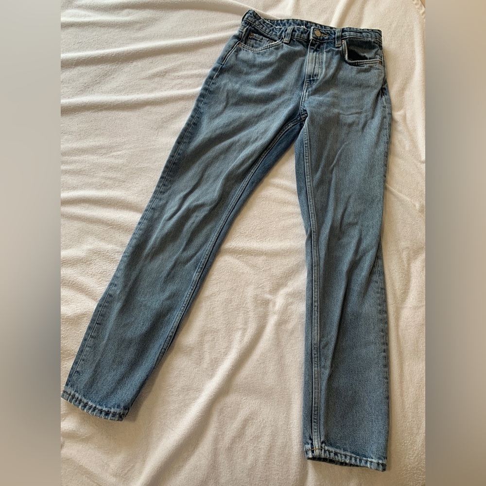 Women’s Cotton High Waist Mom Jeans